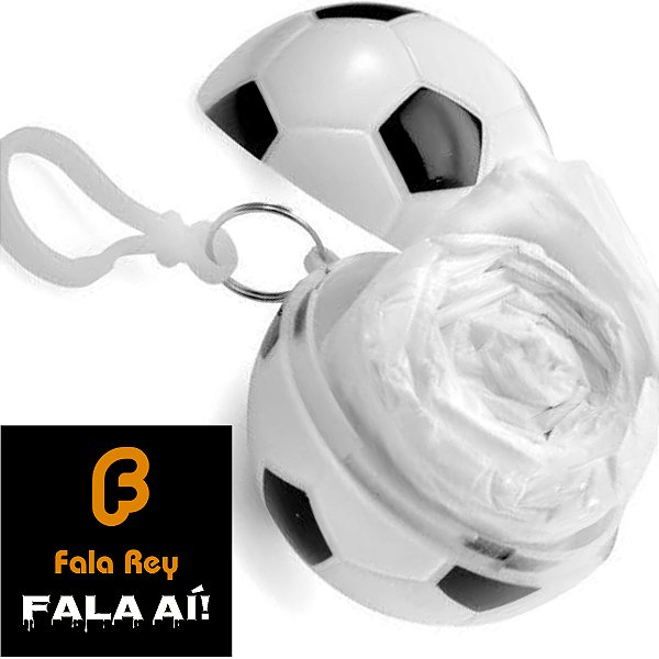Capa de chuva 3 un. bola de futebol protetora e gancho