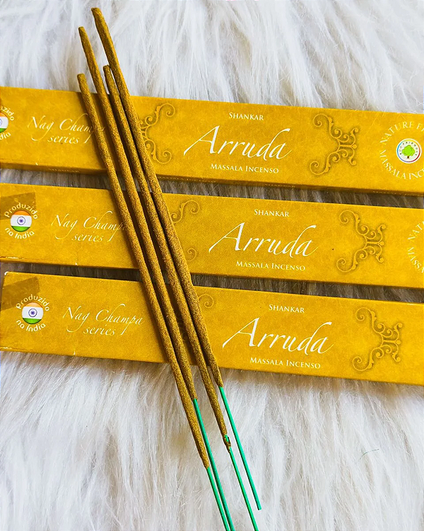 Incenso Nag Champa Arruda – Limpeza Energética