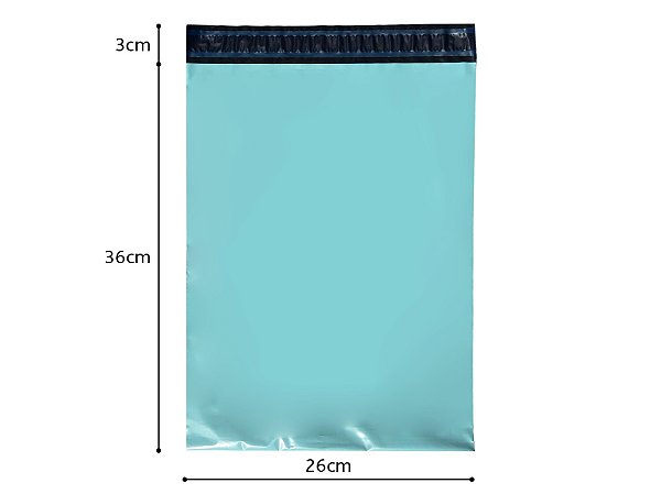 Envelope de Segurança 26x36 Colorido (Verde Azulado)