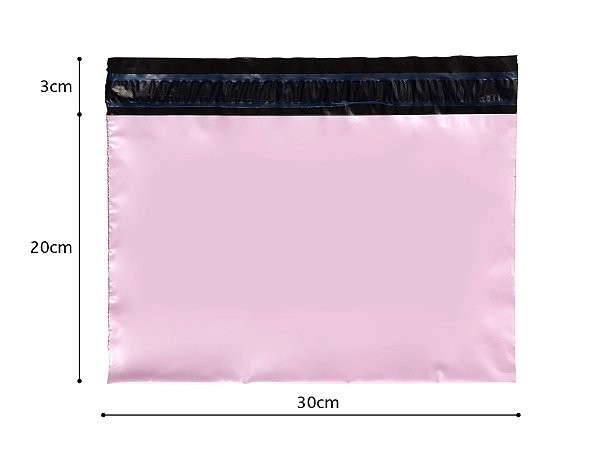 Envelope de Segurança 30x20 Colorido (Rosa Claro)