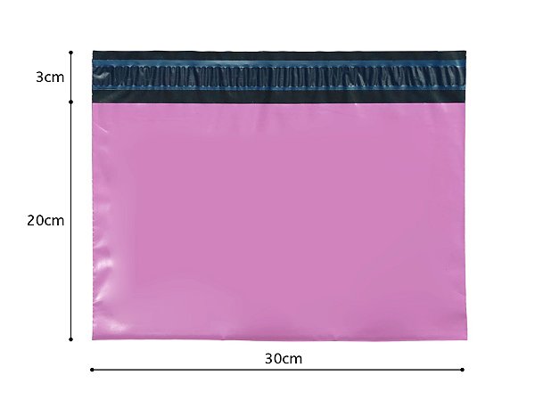 Envelope de Segurança 30x20 Colorido (Rosa Lilás)