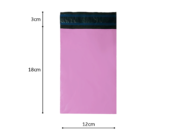 Envelope de Segurança 12x18 Colorido (Rosa Lilás)