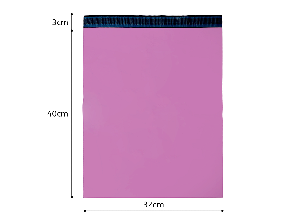 Envelope de Segurança 32x40 Colorido (Rosa Lilás)