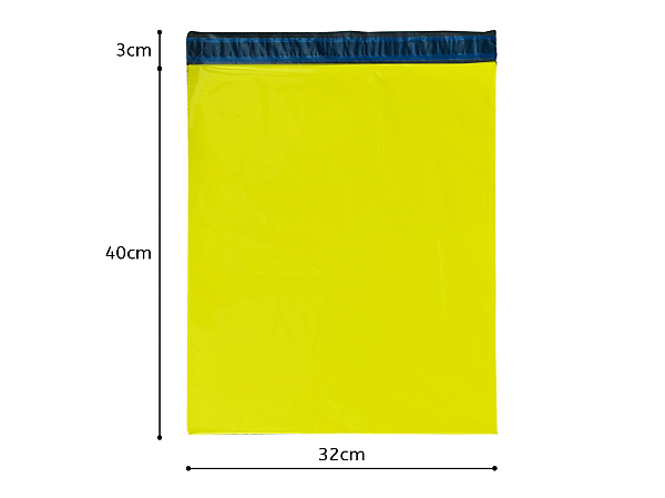 Envelope de Segurança 32x40 Colorido (Amarelo)