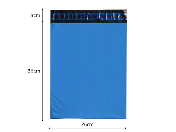 Envelope de Segurança 26x36 Colorido (Azul)