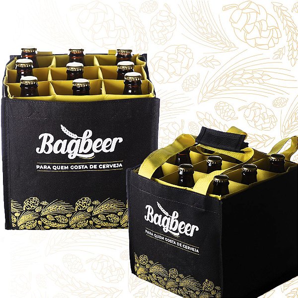Kit 2 Bagbeers - Bolsa para transporte de Cerveja Artesanal