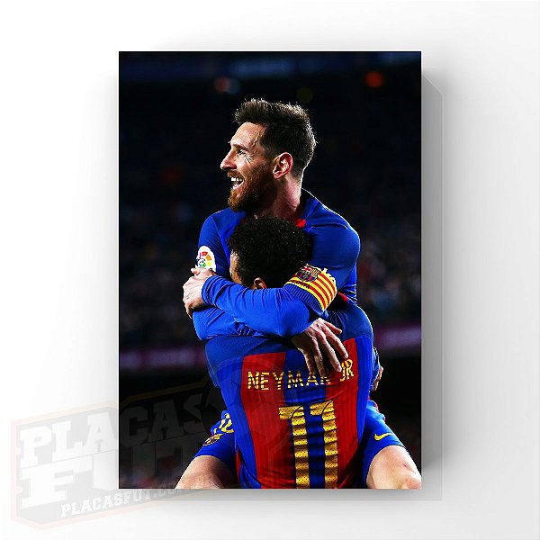 Quadro Neymar & Messi