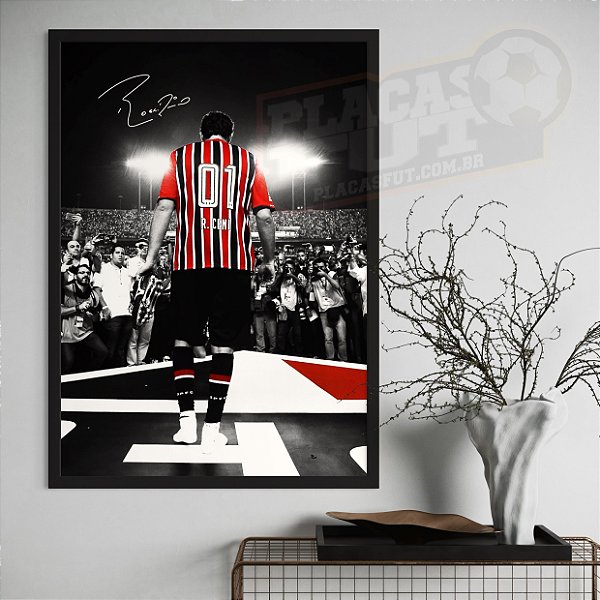 Quadro Rogério Ceni Adeus Autógrafo Digital