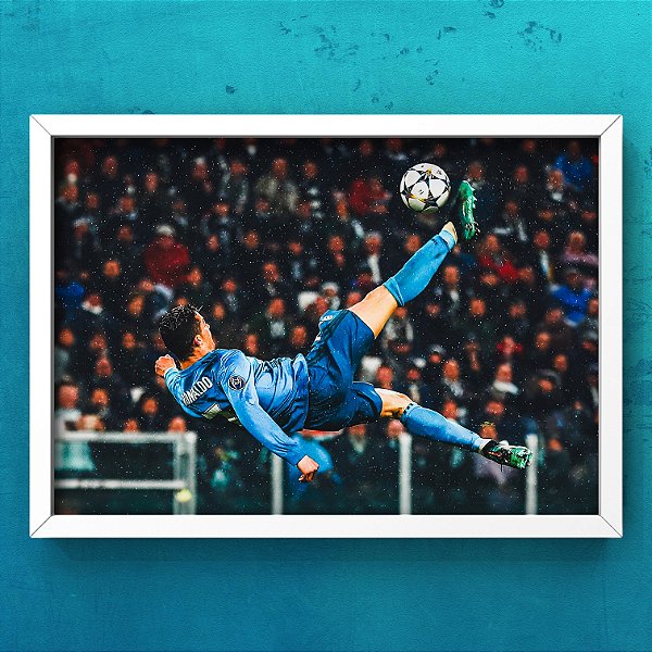 Quadro Cristiano Ronaldo Bicicleta Histórica - PlacasFUT - Itens ...