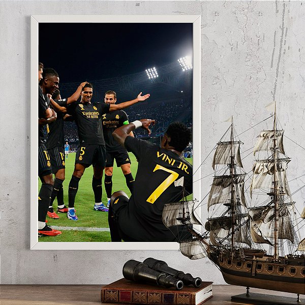 Quadro Bellingham & Vinícius Jr. "Flash da Vitória"
