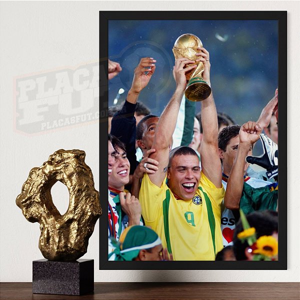 Quadro Ronaldo Campeão do Mundo