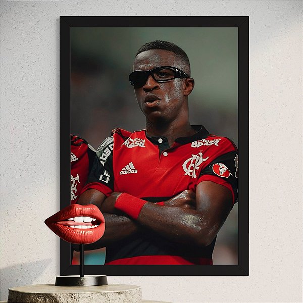 Quadro Vinícius Jr. Comemoração Irreverente