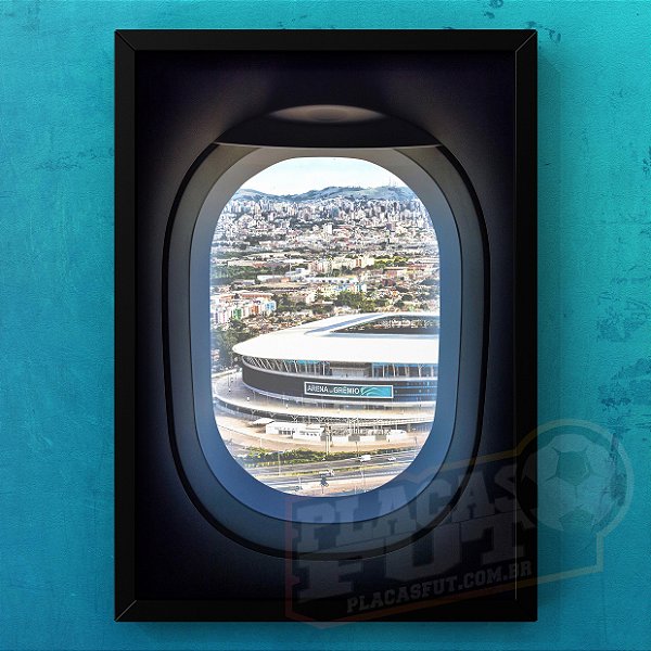 Quadro Vista Janela do Avião (Arena)