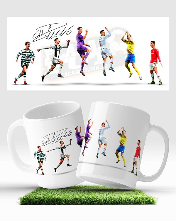 Caneca Cristiano Ronaldo Símbolo da Grandeza