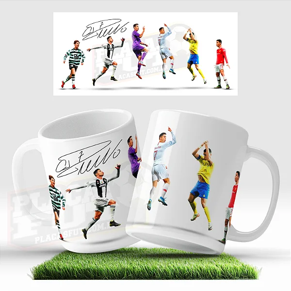 Caneca Cristiano Ronaldo Símbolo da Grandeza
