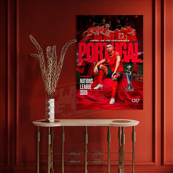 Quadro Cristiano Ronaldo Capa De Revista Glória em Munique