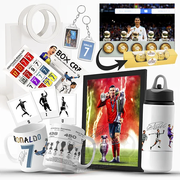 BOX PRESENTE ESPECIAL - Cristiano Ronaldo "Legado Eterno"