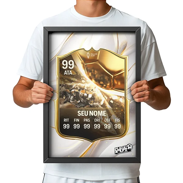 Quadro SEU CARD BOLA DE OURO