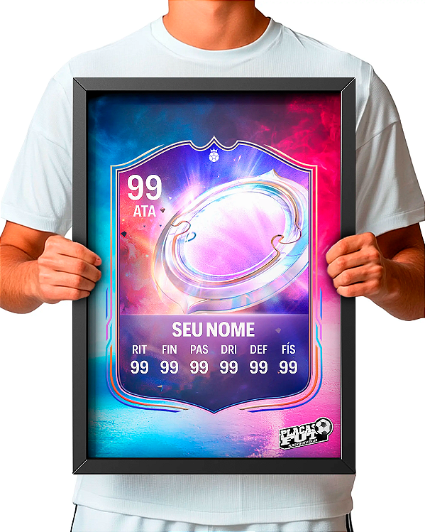 Quadro SEU CARD FUT FANTASY HEROES