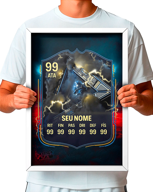 Quadro SEU CARD THUNDERSTRUCK