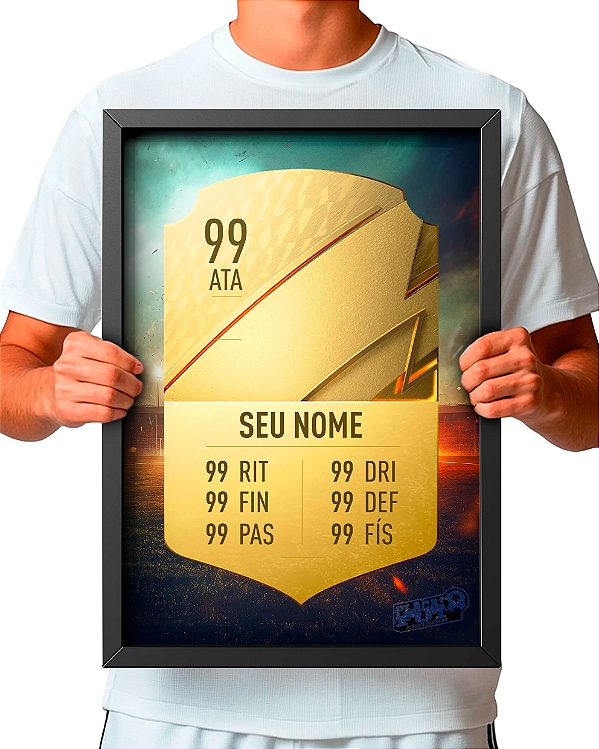 Quadro SEU CARD RARE GOLD 2022