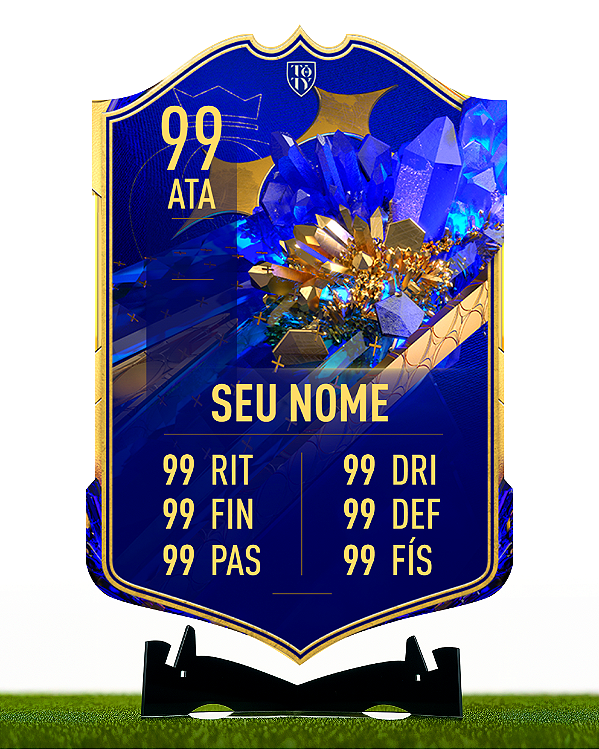 Placa SEU CARD TEAM OF THE YEAR - FIFA