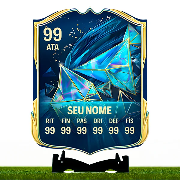 Placa SEU CARD TEAM OF THE SEASON GOLD
