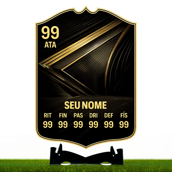 Placa SEU CARD TEAM OF THE WEEK GOLD