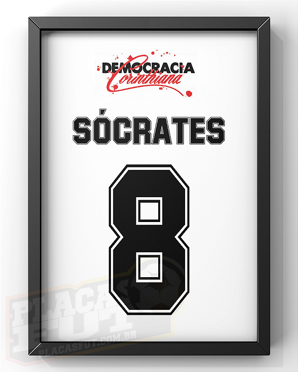 Quadro Sócrates Camisa 8