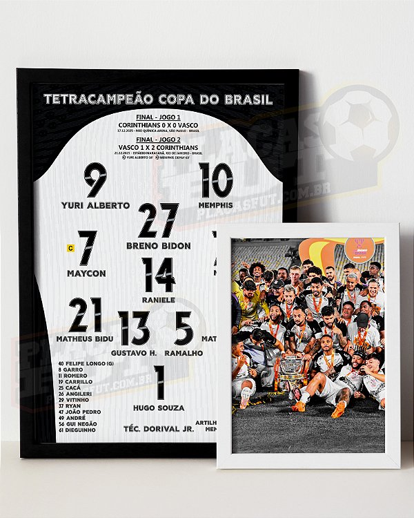 Kit Quadros Campeão Do Brasil 2025