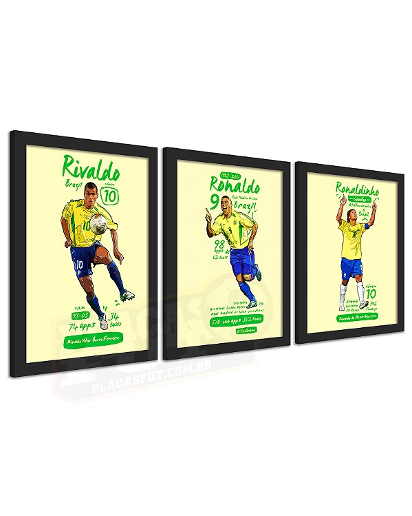 Kit 3 Quadros - Trindade do Penta