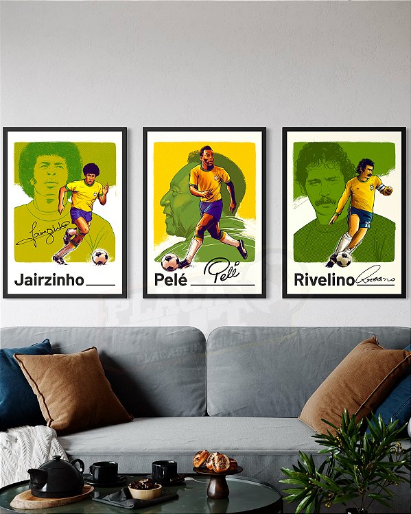 Kit 3 Quadros - Trindade do Tri