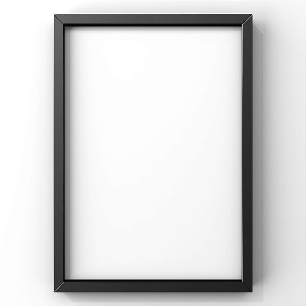 Moldura Preta Sem Vidro