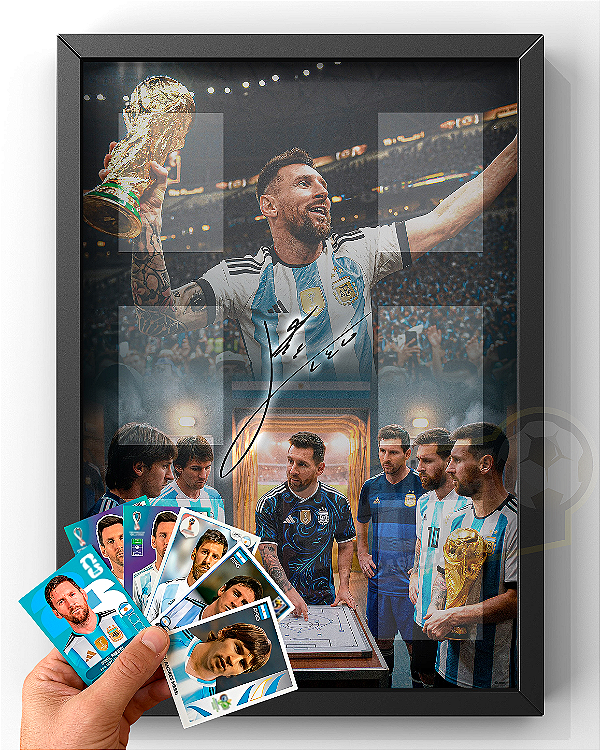Quadro Messi Planejando Sua "Última Dança" + Figurinhas PARA COLAR