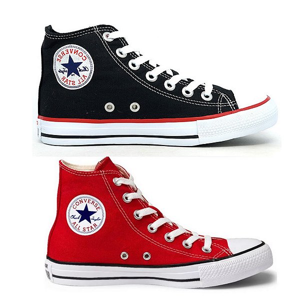 all star vermelho feminino