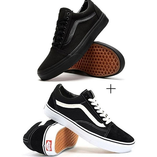 vans old skool preto feminino