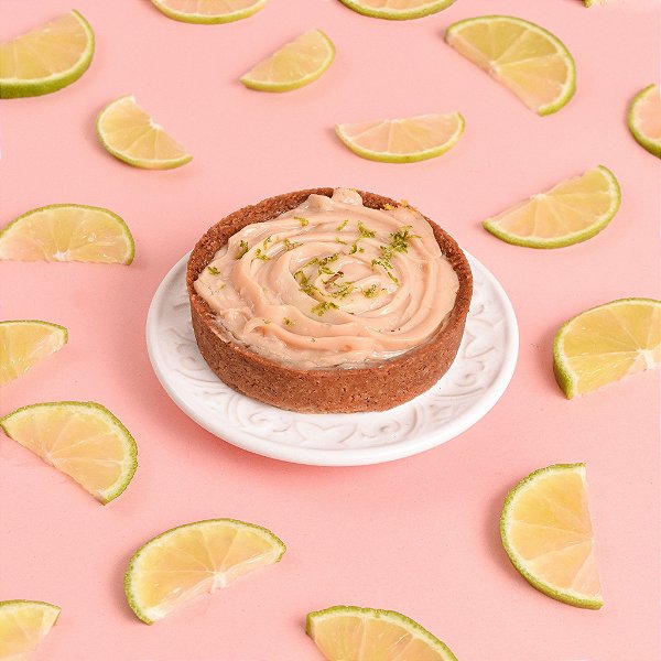 Mini Torta Cookies com Recheio de Mousse de Limão - 135g Sem Glúten Sem Poliol Sem Açúcar Sem Lactose Low Carb