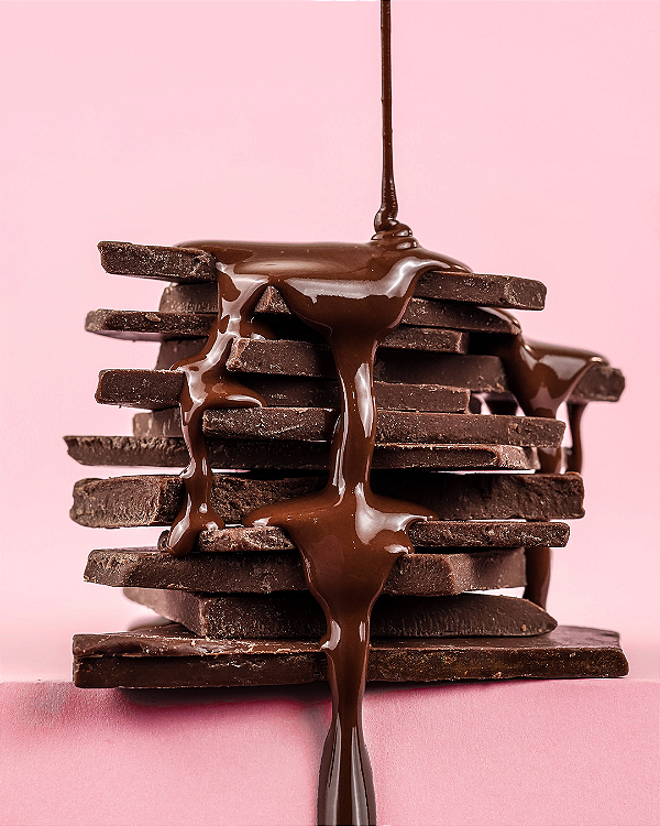 250g Lascas de Chocolate Preto 47% - Sem Açúcar Sem Poliol Sem Glúten Sem Lácteos Low Carb Vegano