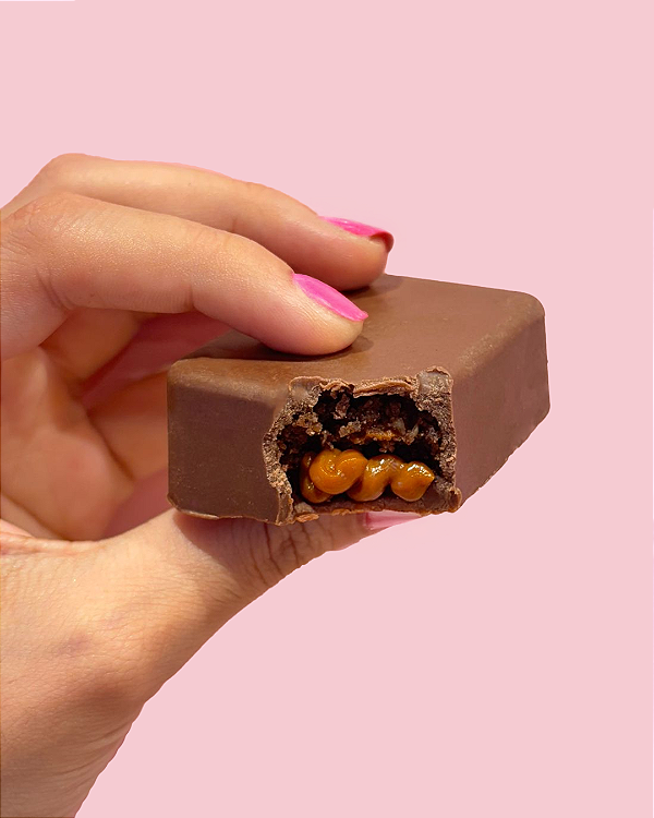 Pão de Mel  Recheado com Doce de Leite 50 g – Zero Açúcar, Zero Glúten, Zero Lactose e Low Carb.