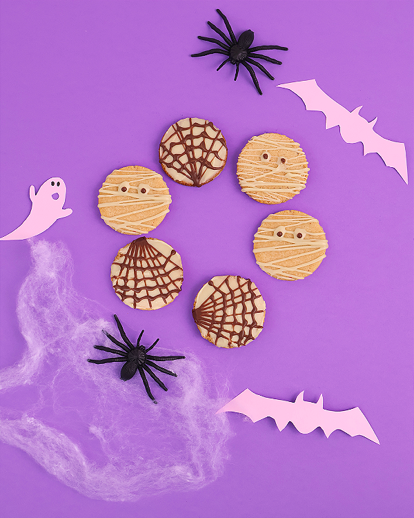 Cookies de Amêndoas Halloween – Zero Açúcar, Zero Póliol, Zero Glúten, Zero Lácteos, Low Carb e Vegano.