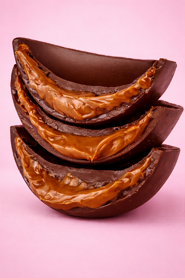 Ovo Casca de Doce de Leite 320g – Zero Açúcar, Zero Glúten, Zero Lactose e Low Carb