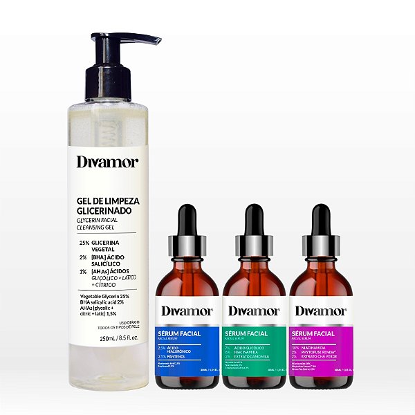 3 - Sabonete Demaquilante / Ácido Hialurônico / Ácido Glicólico / Niacinamida