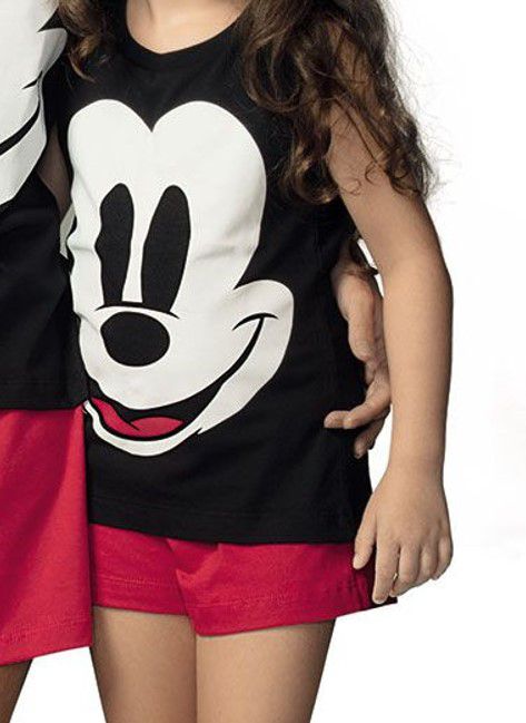 Pijama Short Doll  Infantil Mickey tamanho 10 - Demillus