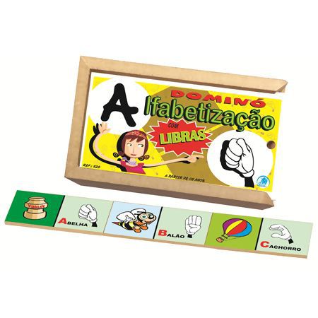 Dominó Alfabetização com Libras