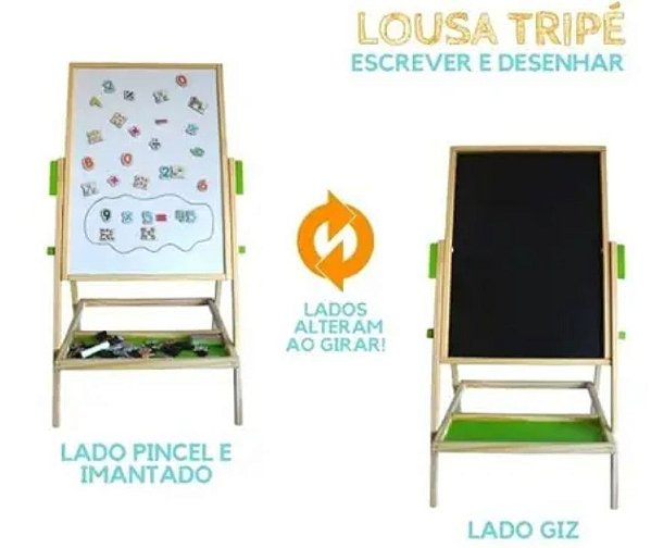 Brinquedos Educativos Quadro Magnético Brinqmutti