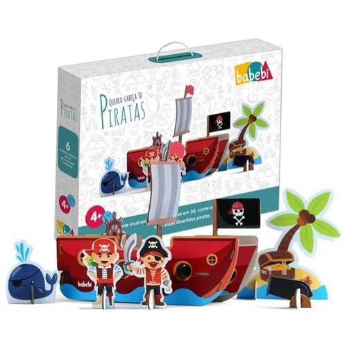 Quebra Cabeça 3D Piratas