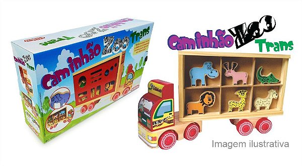 Caminhão Zoo Trans - Carimbrás - Brinquedo Educativo