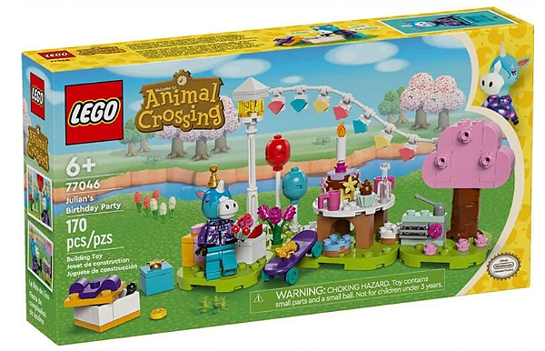 Lego Animal Crossing Festa De Aniversário Do Julian - 77046
