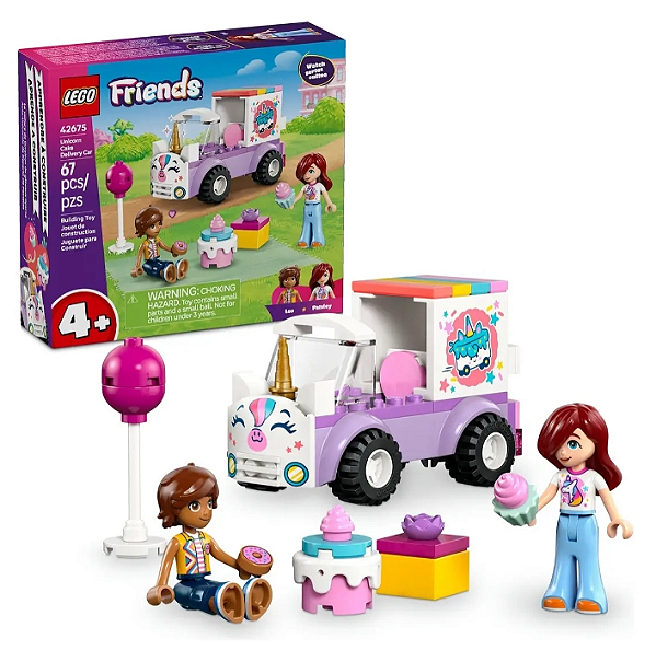 LEGO Friends Carro-unicórnio de Entregas de Bolo 42675