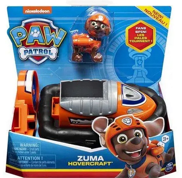 Patrulha Canina - Veículo Com Figura Básica Zuma - Sunny